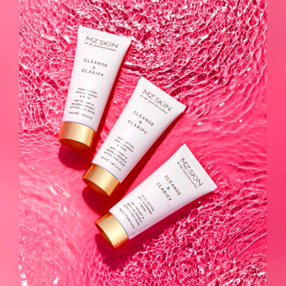 MZ SKIN Cleanse & Clarify Dual Action AHA Cleanser